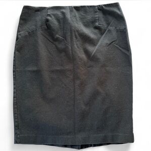 Simply Styled Classic Black Pencil Skirt